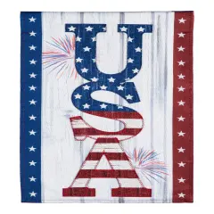 USA Fireworks 2 Sided Banner