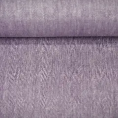 1 Yard Linen Novelty Herringbone Yarn Dyed Fabric Lilac Color 54 Inch Width