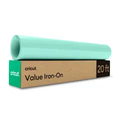 Cricut Value Iron-On Roll- Mint Heat Transfer Vinyl 12 in x 20 ft