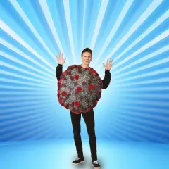 Covid Germ Adult Costume Funny Virus Tunic Party Outfit