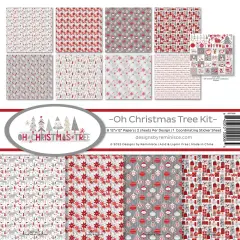 Reminisce Collection Kit 12"X12"-Oh Christmas Tree