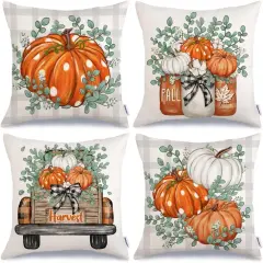 Fall Pillows Decorative Throw Pillow