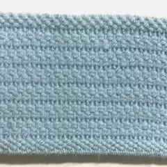 1" Cotton Webbing - 10 Continuous Yards - Made in USA! Light blue