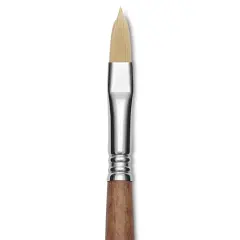 Escoda Futura Synthetic Bristle Brush - Series 5414, Filbert, Size 10, Long Handle