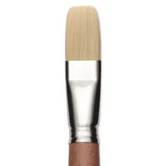 Escoda Futura Synthetic Bristle Brush - Series 5424, Flat, Size 24, Long Handle