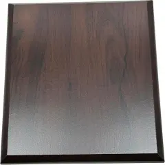 5 x 7 Inch Cherry Color DIY Blank Award Plaque with Beveled Edge