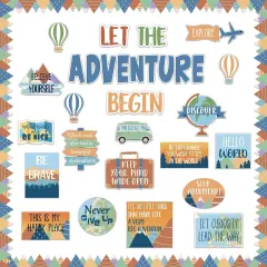 Let The Adventure Begin Motivational Bulletin Board