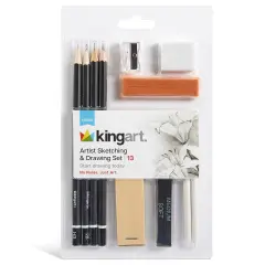 KINGART&reg; Sketch & Draw Set, 13 pc
