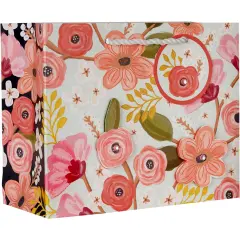 Pack/6: Floral Delight Gift Bag - 10 x 4 x 8"