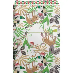 Pack/6: Holiday Break Theme Mailing Envelope - 6 x 1/2 x 9-1/2"