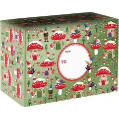 Pack/6: Holiday Gnomes Theme Mailing Box - 12 x 6 x 9"