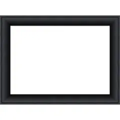 Nero Black Framed Dry Erase Magnetic Board