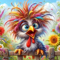 Chicken Diamond Art Kits for Adults