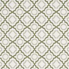 Avocado - Green Abstract & Geometric Upholstery Fabric 54 Inches"