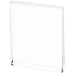 Plymor Clear Acrylic Folder-Style Sign Display Holder / Protector, 1.75" W x 2 25" H