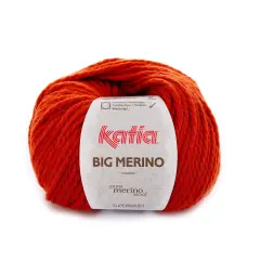 Katia Big Merino Superwash Wool Yarn Orange
