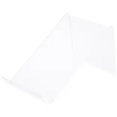 Plymor Clear Acrylic Book Easel with Flat Ledge, 6.5" W x 9.5" D x 4.5" H