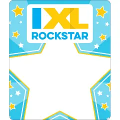 IXL 24 Rockstar Badges, Gold Star Stickers for Kids Awards, Classroom Prizes, Reward Chart, Crafts, Scrapbooking, Planner, Motivational School Supplies