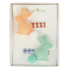 FELT BUNNY HAIR CLIPS