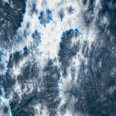 1 Yard Soft DTY Double Sided Brushed Knit Tie Dye Fabric for Stylish Stretch Apparel 58 60 Inch Width Black