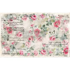 Redesign Decoupage D&eacute;cor Tissue Paper - Floral Wallpaper - 1 sheet (19" x 30")