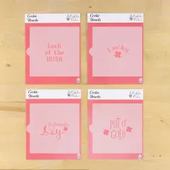 St. Patrick's Day4 Piece Cookie Stencil Bundle