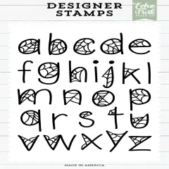 Echo Park Designer Stamp Set-Webbed Alphabet
