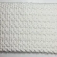 1" Cotton Webbing - 10 Continuous Yards - Made in USA! White