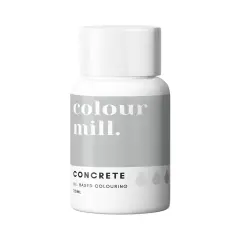 20ml Concrete Oil Based Colouring for Buttercream Ganache Cake Batter Fondant Chocolate Use