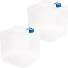 2 Pack 5.3 Gallon Collapsible Water Container