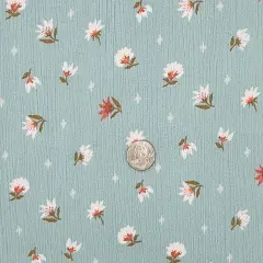 Rayon Crinkle Seafoam 50/52&rdquo; Lightweight Textured Fabric