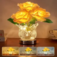 Rose Flower Lamp, Dimmable