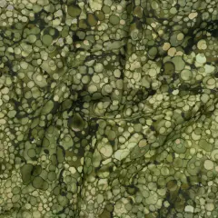 1 Yard Northcott Olive Bubbles Printed Quilting Cotton Fabric Soft Smooth Hand 43 Inches Width