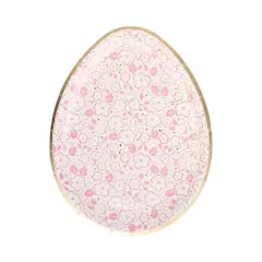 DITSY FLORAL EGG PAPER PLATES