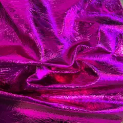 1 Yard Chrome Reflective Vinyl Fabric For Handbags Upholstery Wallets Crafts 54 Inch Width Fuchsia