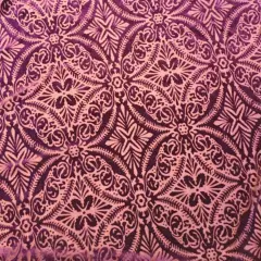 1 Yard Lili Damask Burnout Velvet Fabric for Apparel Crafts Costumes Fashion Decor 58 Inches Width Purple