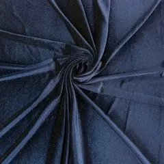 1 Yard Misty Glitter Velvet Fabric for Costumes Apparel Cosplay Dresses Crafts 60 Inches Width Navy Blue