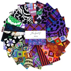 Kaffe Fassett 5" Square Pack (Charm Pack) in Dark by Kaffe Fassett for Free Spirit (FB6CPGP.FEB24DARK)