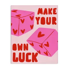 Stupell Industries Make Your Own Luck Canvas By House of Lulu