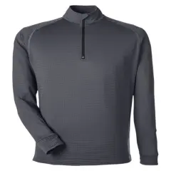 Swannies Golf&reg; Men's Lukas Lightweight Quarter-Zip CHARCOAL
