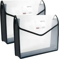Plastic File Folders Legal - Black