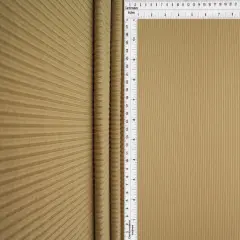 Soft Solid 4x2 Yummy Rib Knit Stretch Fabric 58/60" Wide, Ideal for Dresses & Tops CROISSANT