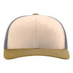 Richardson&reg; Snapback Trucker Cap Charcoal/ Amber