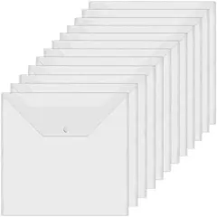 48 PCS Clear Plastic Envelopes
