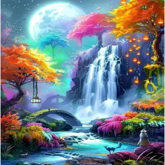 Waterfall Landscape Diamond Art Kits