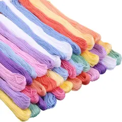 Crafts Floss, Cross Stitch Threads, Friendship Bracelets Floss (36 Colors 10 Pcs)