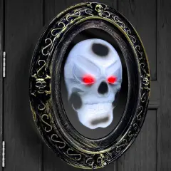 Halloween Animatronic Talking Haunted Mirror with Creepy Sound and Light