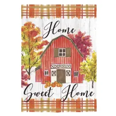 Barn Home Sweet Home 2 Sided Garden Flag