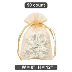 Organza Bags 8&rdquo; x 12&rdquo; Light and Airy Gift Wrap
