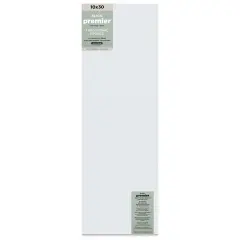 Blick Premier Stretched Cotton Canvas - Traditional Profile, Back-Stapled, 10" x 30"